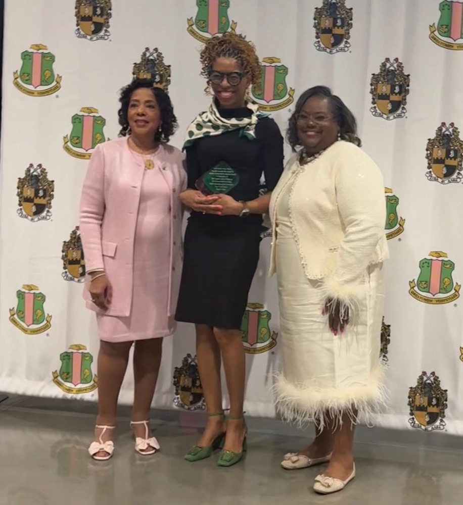 Danette Anthony Reed, Ashley Stewart, and Anika Wilson Starling with the 2026 International S.O.A.R. Award