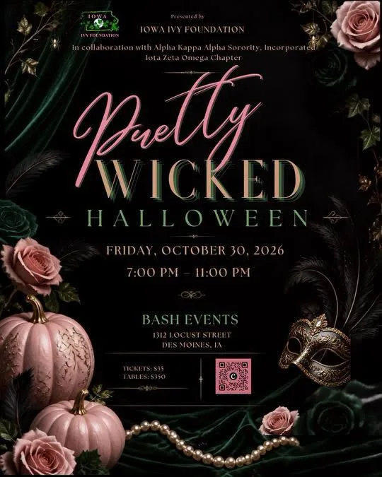 Pretty Wicked Halloween flyer